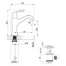 Смеситель для раковины Lemark Nubira LM6206ORB