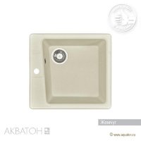 Мойка кухонная АКВАТОН Парма, жемчуг