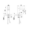 Смеситель для раковины Lemark Plus Grace LM1506C Смеситель для раковины Lemark Plus Grace LM1506C
