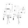 Смеситель для раковины Lemark Shift LM4346C