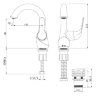 Смеситель для раковины Lemark Swan LM5406BG