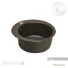 Мойка кухонная АКВАТОН Иверия, кофе