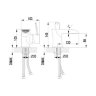 Смеситель для раковины Lemark Atlantiss LM3246C